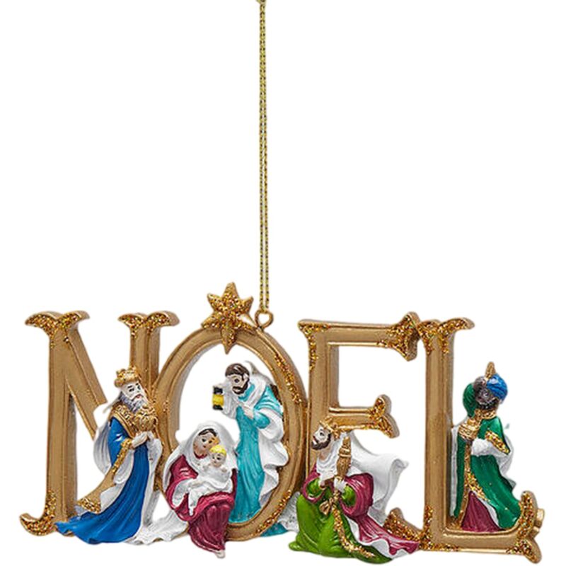 foto del prodotto magiedinatale addobbo natalizio con scritte, da 13 cm, pendagli per albero di natale noel