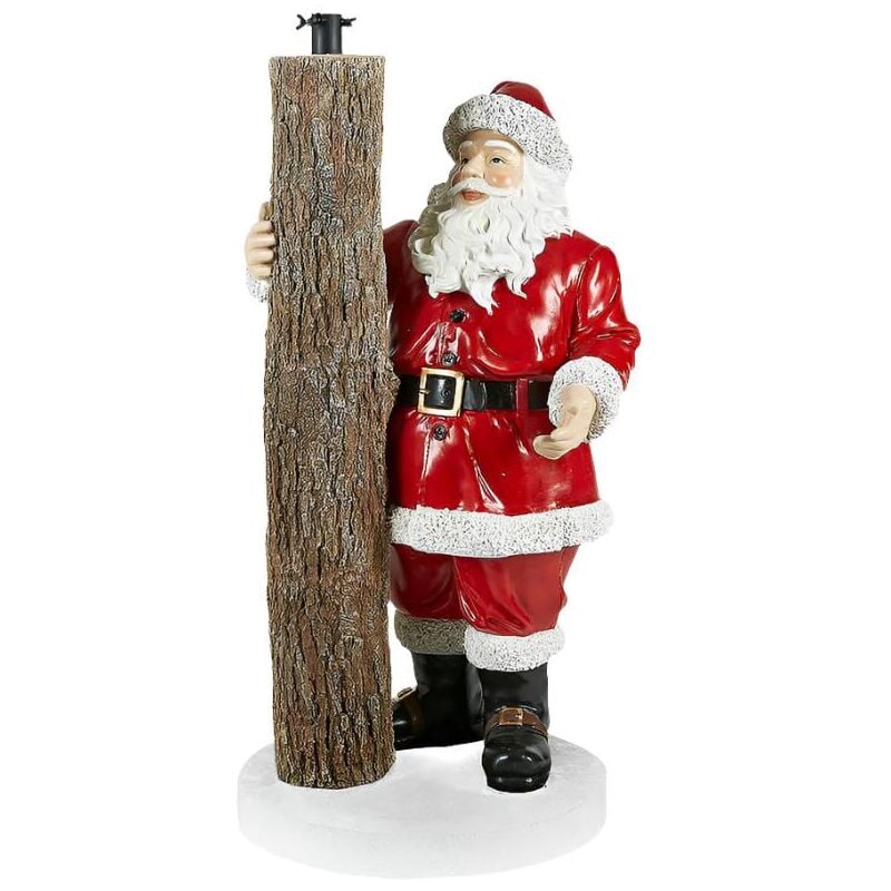 foto del prodotto magiedinatale - base albero 'babbo natale ' per albero di natale supporto in metallo da 97 cm