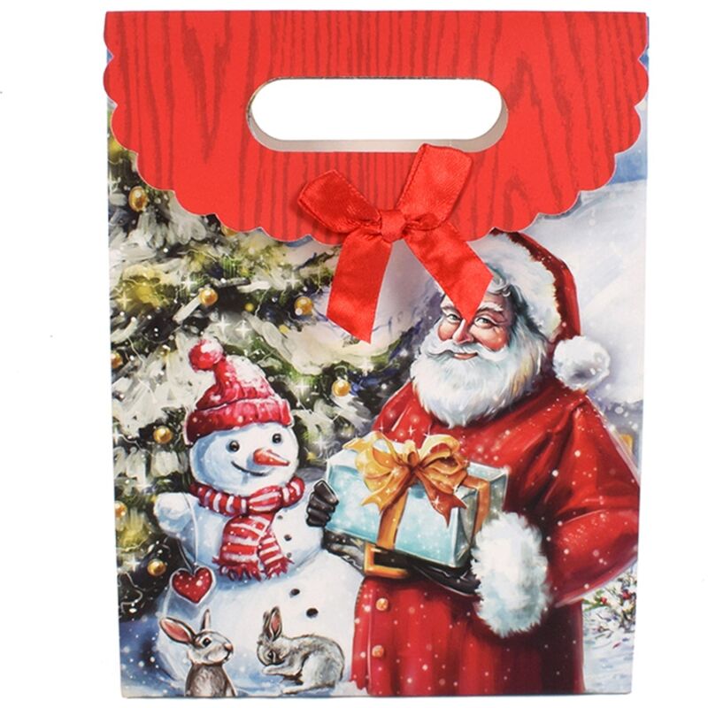 foto del prodotto magiedinatale busta sacchetto regalo babbo natale classico per regali natalizi modello 1