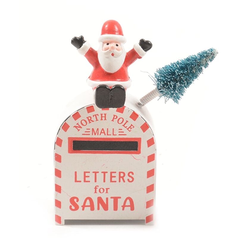 foto del prodotto magiedinatale cassetta postale per lettere di natale per decorazione natalizia babbo natale