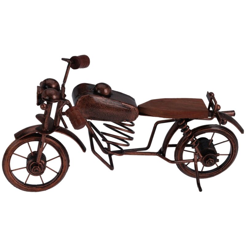 foto del prodotto magiedinatale motocicletta decorativa in ferro decorazione ambienti 27 x 18 cm classic