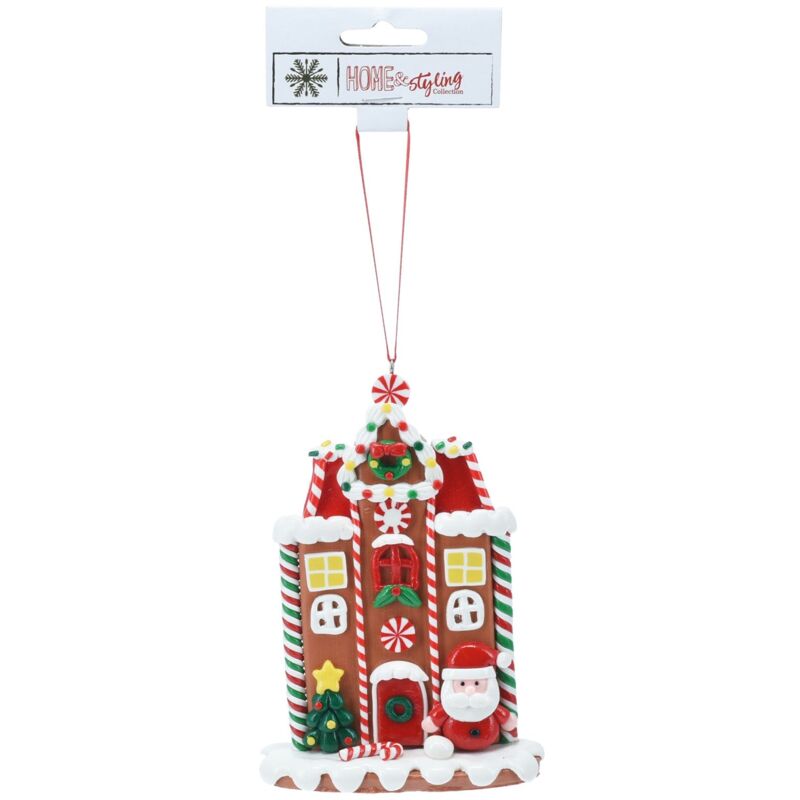 foto del prodotto magiedinatale pendente casa natalizia per albero di natale per decorazioni natalizie modello 1