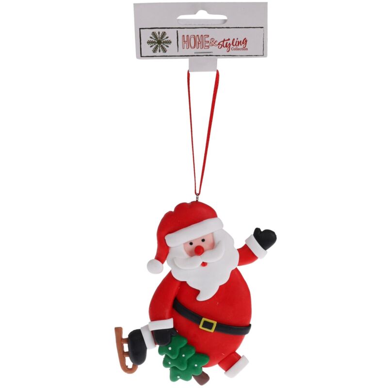 foto del prodotto magiedinatale pendente figura natalizia per albero di natale per decorazioni natalizie babbo natale