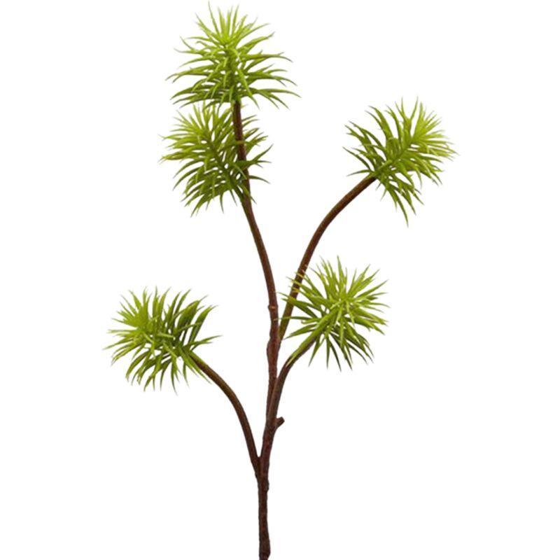 foto del prodotto magiedinatale pianta verde artificiale sedum per uso interno ed esterno h 70 cm chiaro