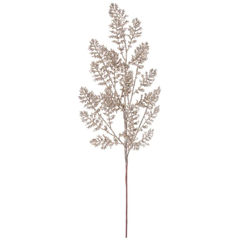 foto del prodotto magiedinatale rametto decorativo katelyn color champagne per interni ed esterni h 70 cm