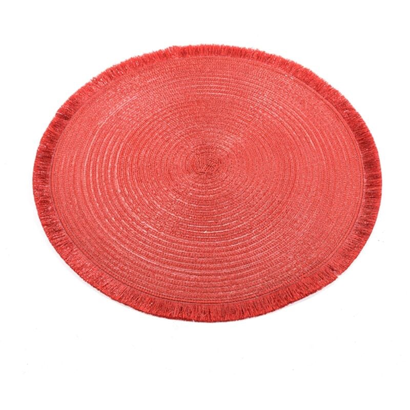 foto del prodotto magiedinatale sottopiatto natalizio rosso per tavola di natale e festivit da 38 cm classic rosso
