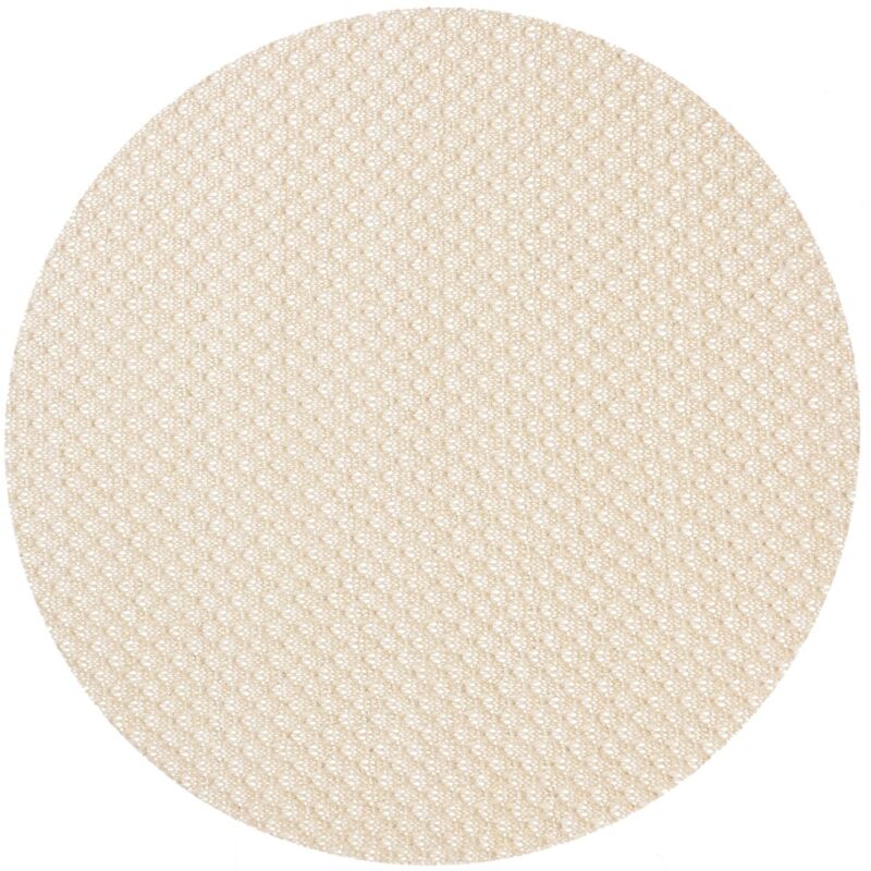 foto del prodotto magiedinatale tovaglietta in pe decorata tonda 38 cm per decorazioni natalizie bianco