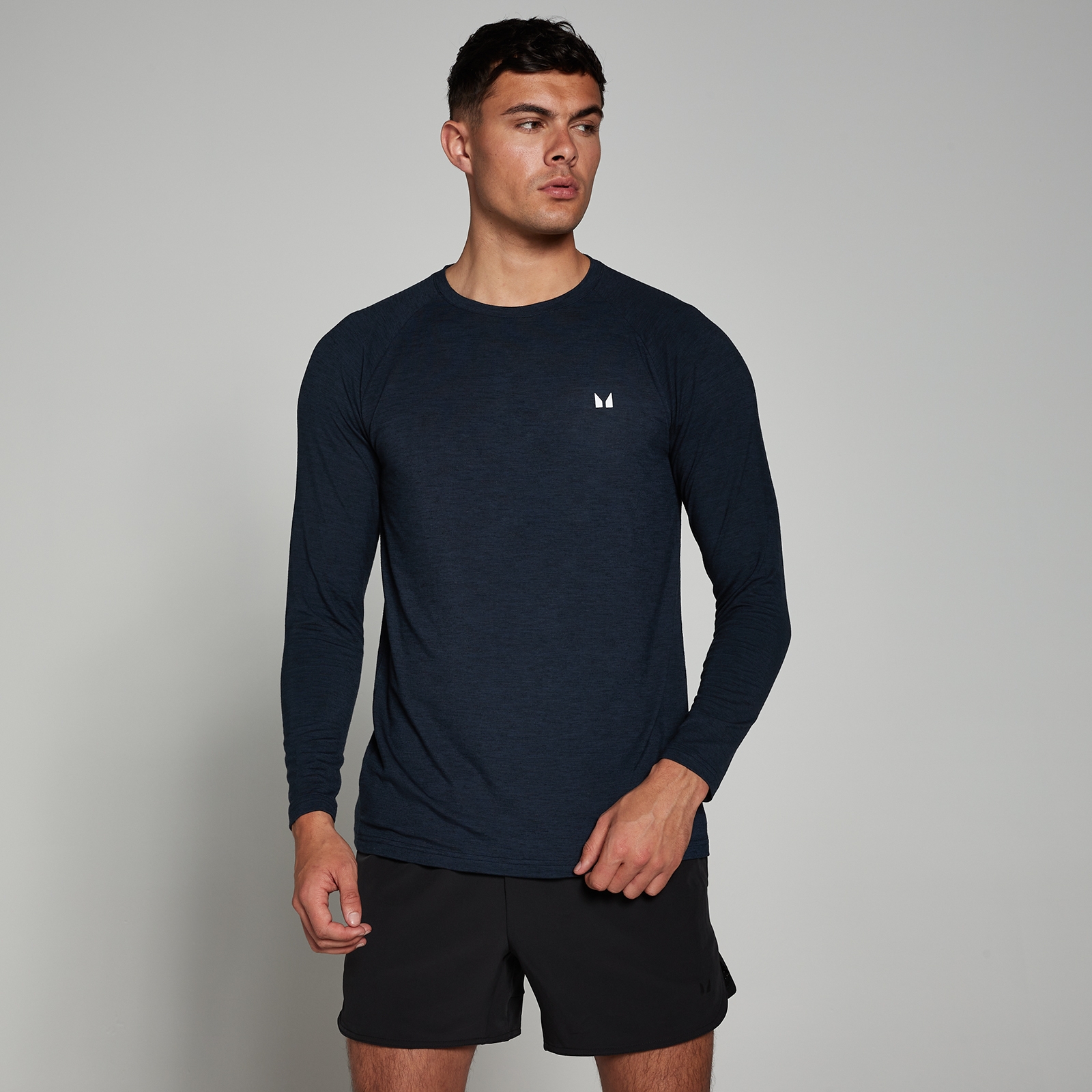 foto del prodotto maglia a maniche lunghe mp performance da uomo blu navy m lange m