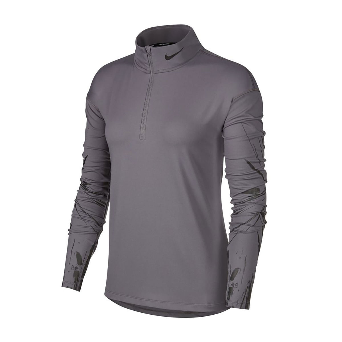 foto del prodotto maglia manica lunga 1 2 zip dri fit element donna