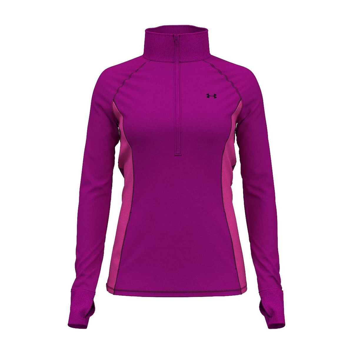 foto del prodotto maglia manica lunga 1 2 zip train cold weather donna