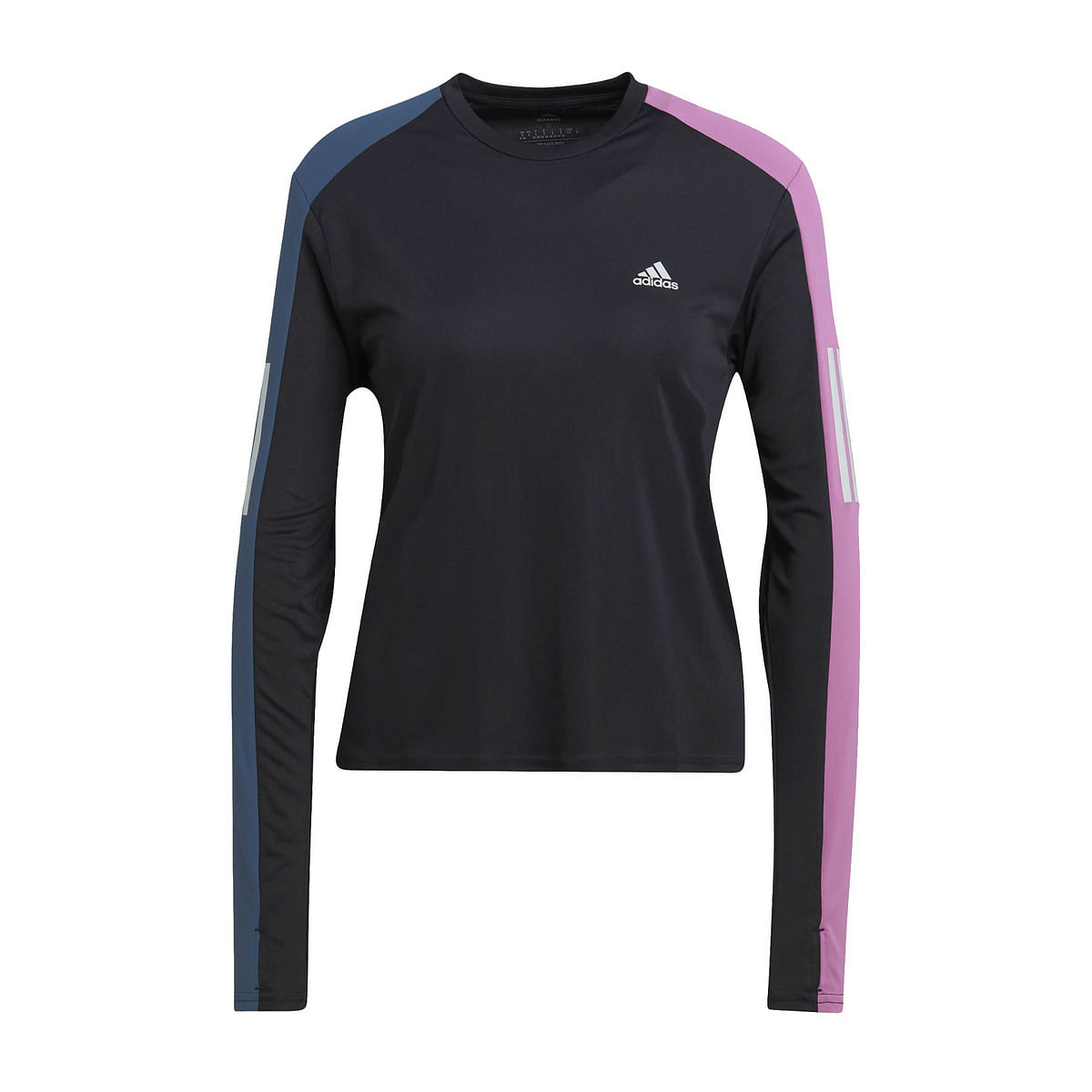 foto del prodotto maglia manica lunga colorblock donna