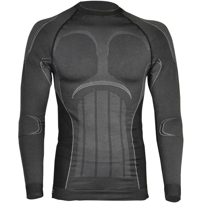 foto del prodotto maglia termica uomo manica lunga cofra bryne antracite 2xl