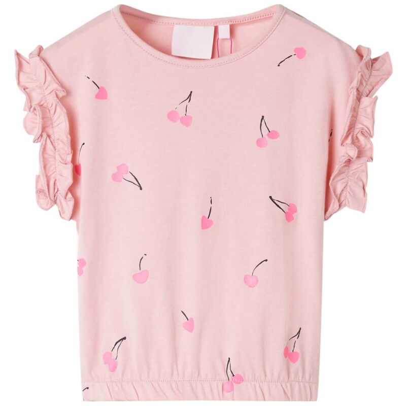 foto del prodotto maglietta da bambina rosa chiaro 140