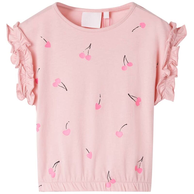 foto del prodotto maglietta da bambina rosa chiaro 92