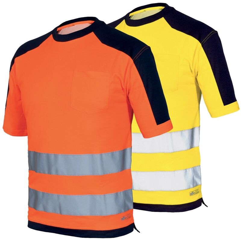 foto del prodotto maglietta da lavoro alta visibilit industrial starter hv t shirt 08186 s arancione