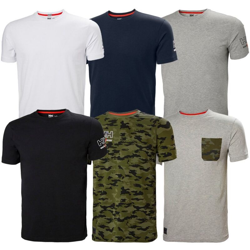 foto del prodotto maglietta da lavoro helly hansen kensington t shirt l blu