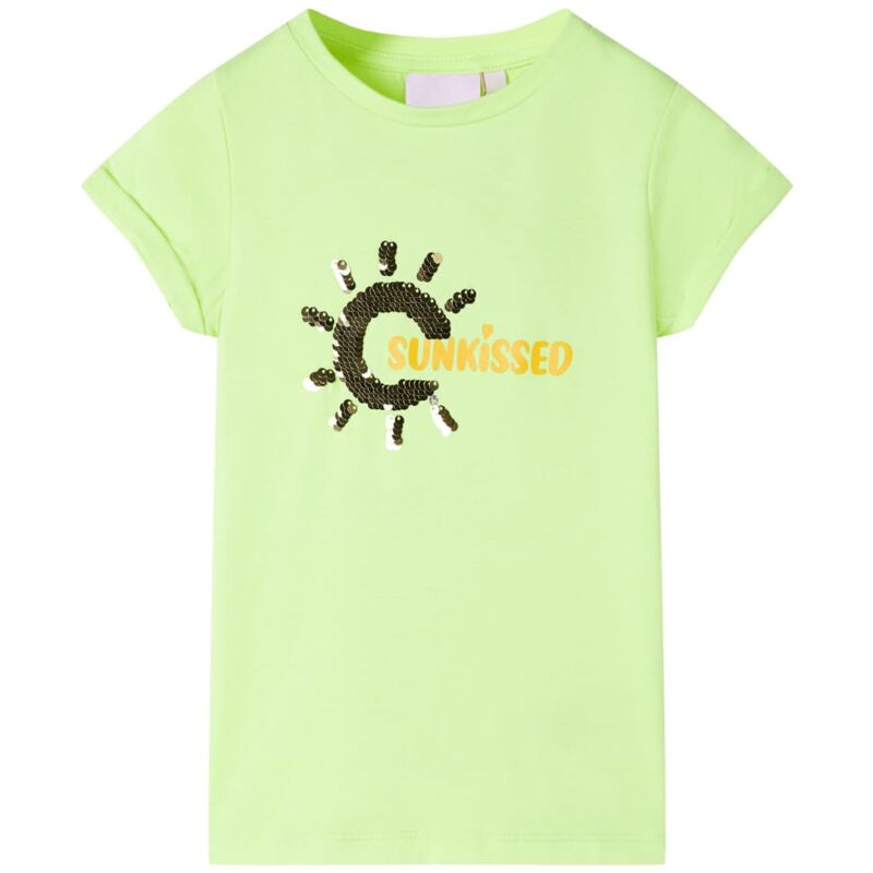 foto del prodotto maglietta per bambini giallo neon 92