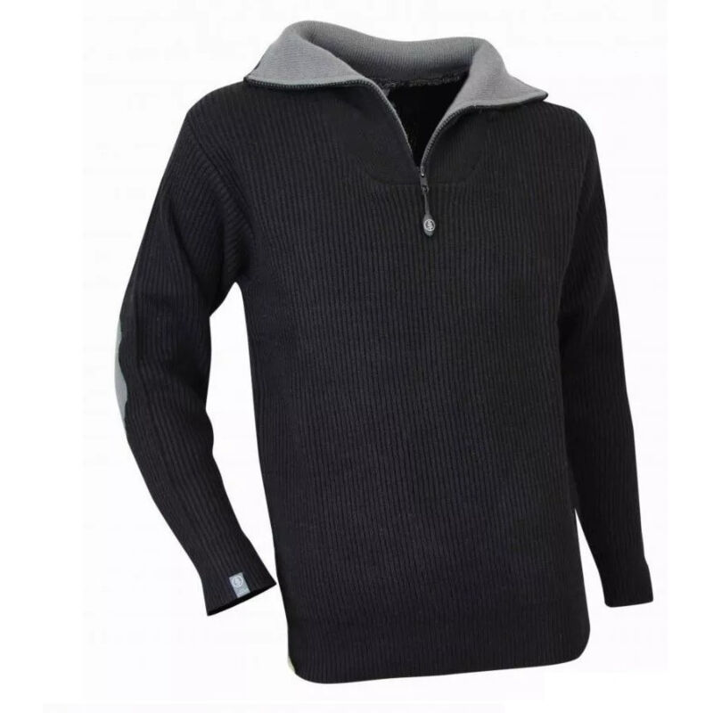foto del prodotto maglione da lavoro 803170 cacao collo trucker taglia 5 nero lma