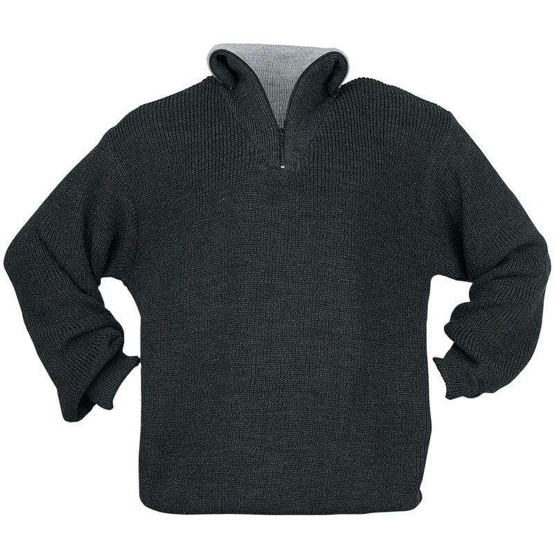 foto del prodotto maglione taglia xxl, melange grigio scuro