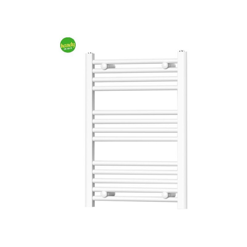 foto del prodotto magma radiatore termoarredo scaldasalviette bianco con tubolari 25mm modello elvia mm 1230x600 watt 684 int.550