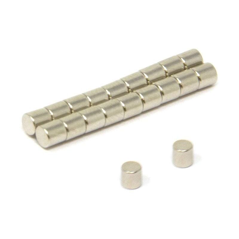 foto del prodotto magnet expert f413 20 magneti circolari al neodimio, 3 x 3 mm, per modellismo o bricolage, confezione da 20