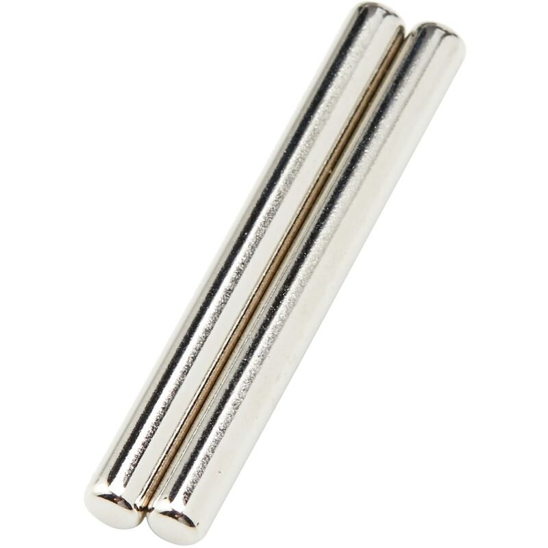 foto del prodotto magnete a bordo neodimio n52 diametricamente magnetizzato per fornire un movimento rotazionale 5mm dia x 50mm di spessore confezione di 2
