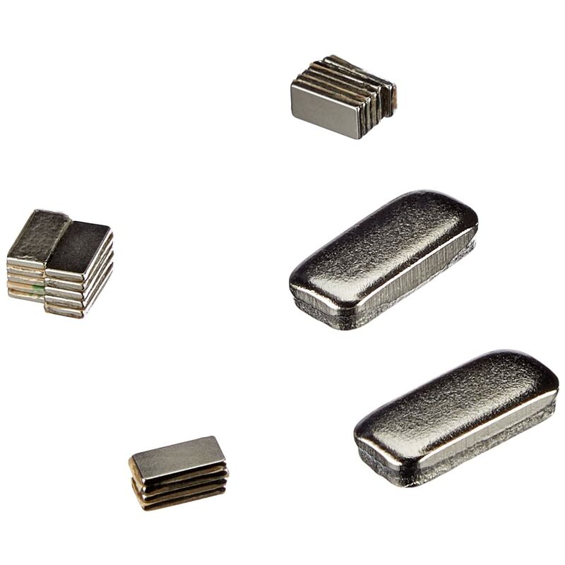 foto del prodotto magnete neodimio n42 autoadesivo n42 per arti, mestieri, produzione di modelli, fai da te, hobby, ufficio e casa 10mm x 5mm x 1mm di spessore