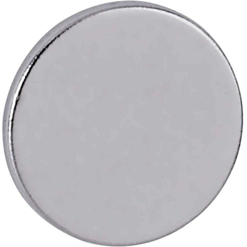 foto del prodotto magnete neodimio x a 10 mm x 1 mm disco argento 10 pz. 6166196 maul