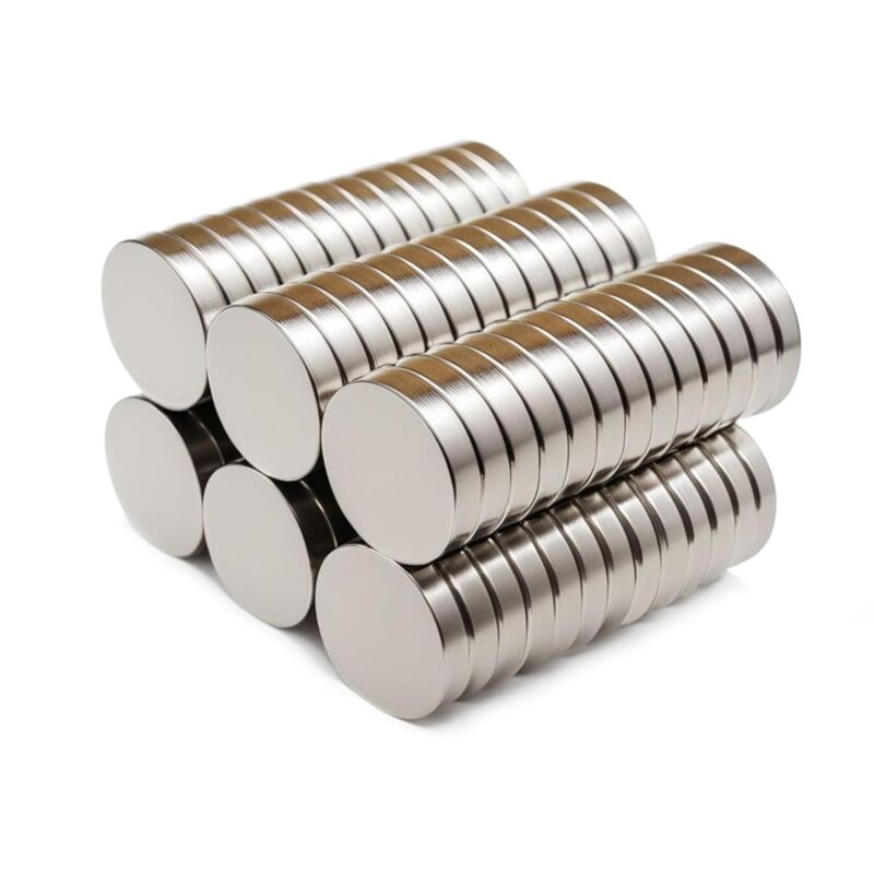 foto del prodotto magneti al neodimio 50 pezzi 10 2 mm magneti premium ideali per frigorifero, lavagna interattiva, superfici magnetiche
