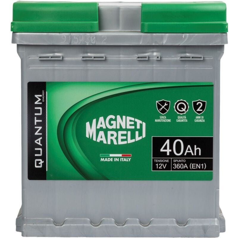 foto del prodotto magneti marelli batteria per auto 40ah 12v 330a en1 per cassetta l0