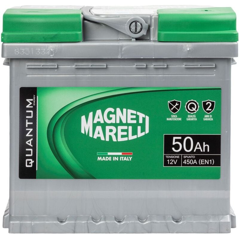 foto del prodotto magneti marelli batteria per auto 50ah 12v 450a en1 per cassetta l1b
