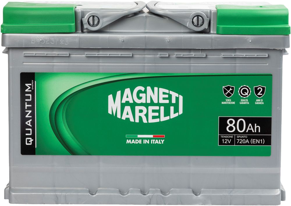 foto del prodotto magneti marelli batteria per auto 80ah 12v 720a en1 per cassetta l3b