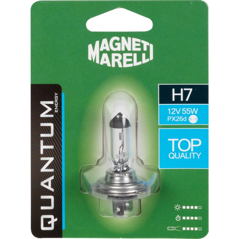 foto del prodotto magneti marelli h7 lampadina alogena singola auto 12v 55w attacco px26d