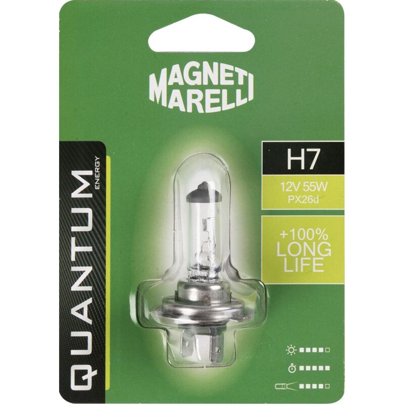 foto del prodotto magneti marelli h7 lampadina singola auto long life 12v 55w attacco px26d