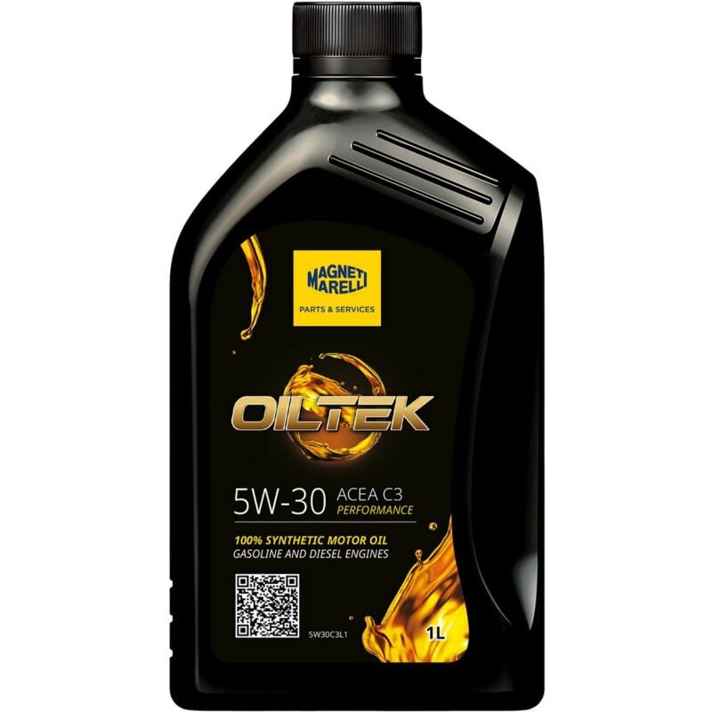 foto del prodotto magneti marelli olio motore oiltek performance 5w30 c3 formato l1, ricambi auto