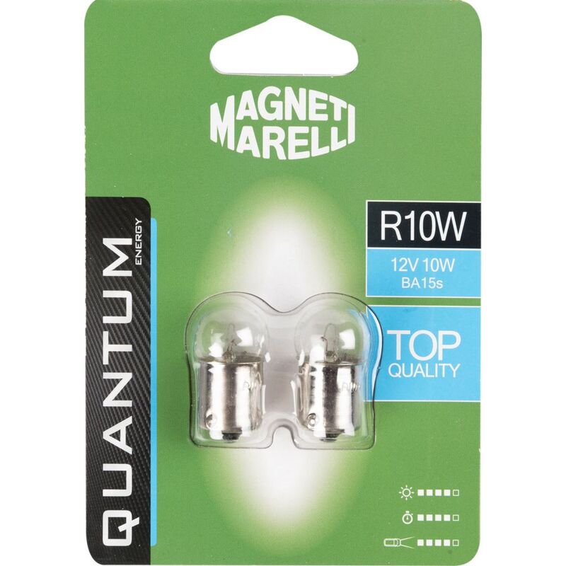 foto del prodotto magneti marelli r10w coppia di lampadine auto 12v 5w attacco ba15s