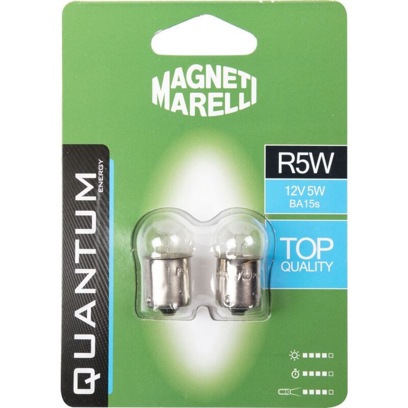 foto del prodotto magneti marelli r5w coppia di lampadine auto 12v 5w attacco ba15s