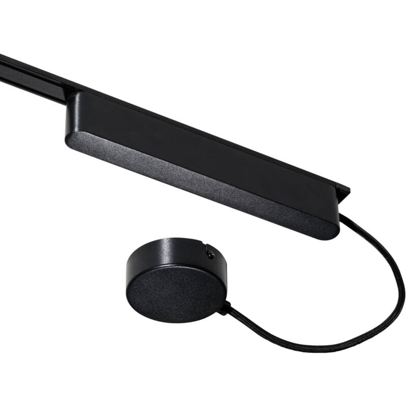 foto del prodotto magnetic moderno plastico,metallo nero allungato tondo max. x watt qazqa
