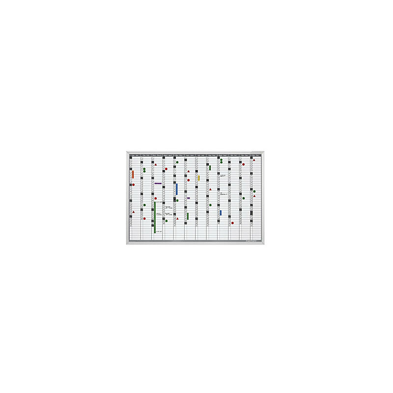 foto del prodotto magnetoplan set lavagna per planning annuale materiale di