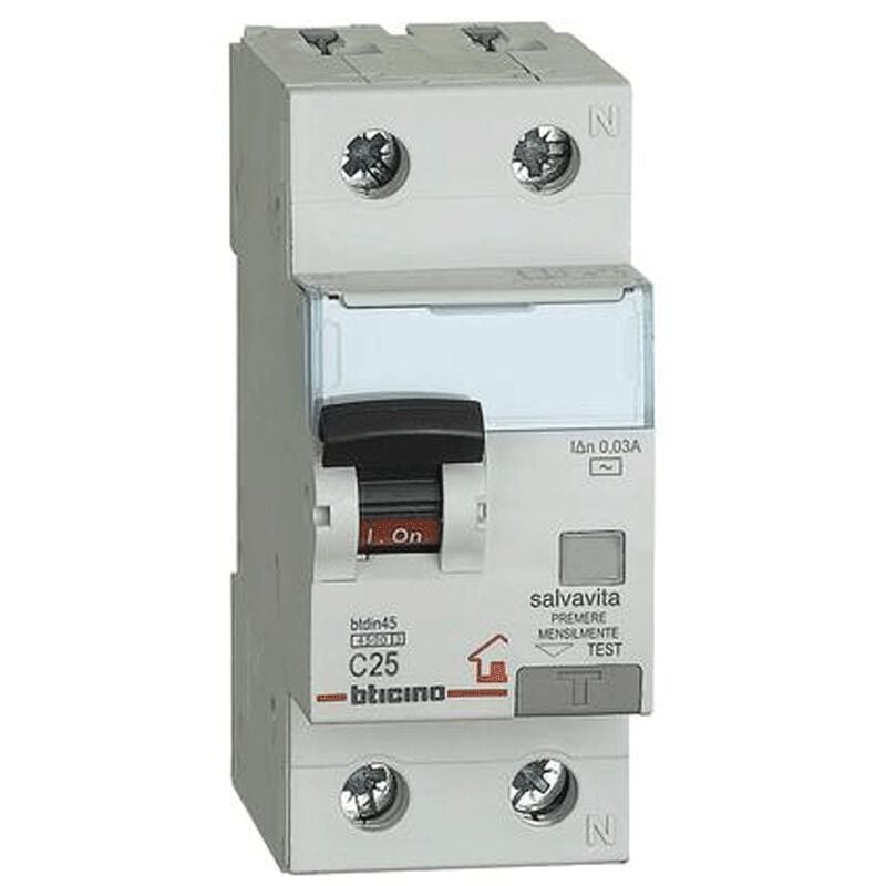 foto del prodotto magnetotermico differenziale 25a 1p n 4,5ka gc8813ac25 bticino