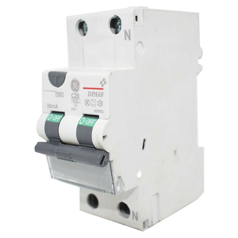 foto del prodotto magnetotermico differenziale ge 20a 6ka 0,03a tipo a curva c 608562