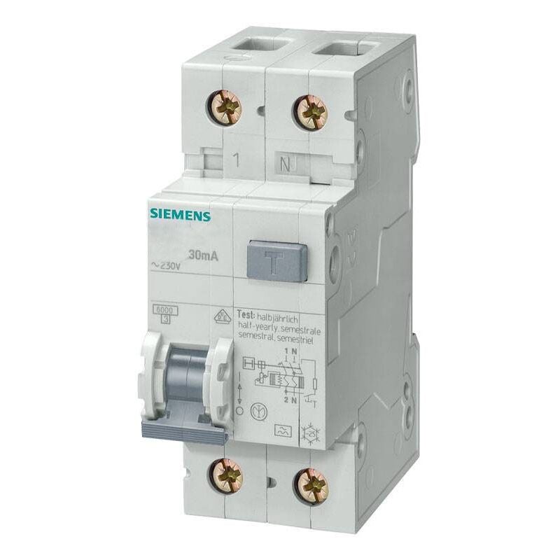 foto del prodotto magnetotermico differenziale siemens 40a 1p n 4,5 ka 30ma ac curva c 2m 5su13531kk40