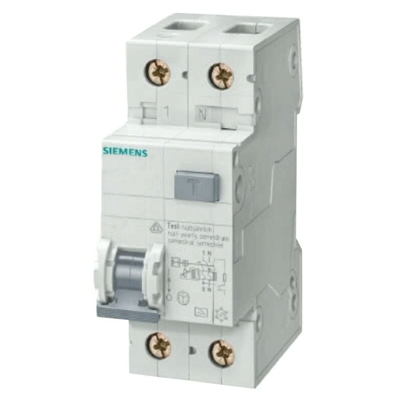 foto del prodotto magnetotermico differenziale siemens 6a 1p n 6ka 30ma ac curva c 2m 5su13561kk06
