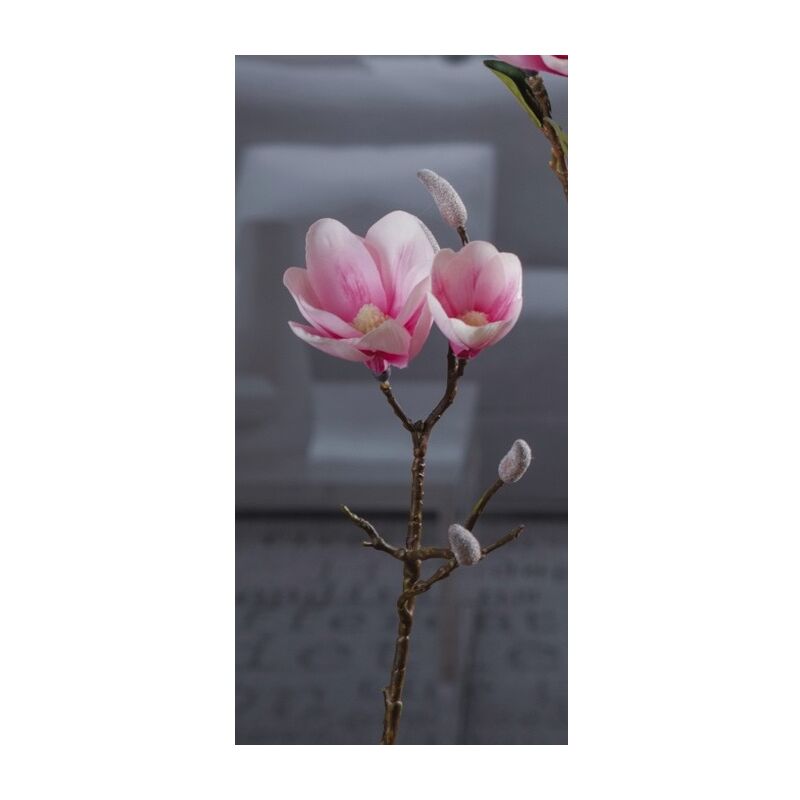 foto del prodotto magnolia 48cm con 2 fiori in 4 colori