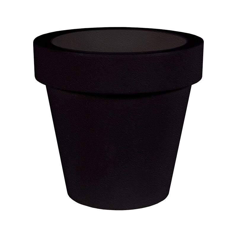 foto del prodotto magnolia 60 vaso rotondo classico per interni ed esterni per piante e fiori molto resistente al passare del tempo. realizzata in polietilene in