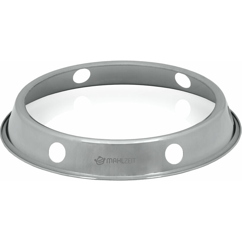 foto del prodotto mahlzeit anello wok in acciaio inox 19,5 cm anello wok per wok con base tonda