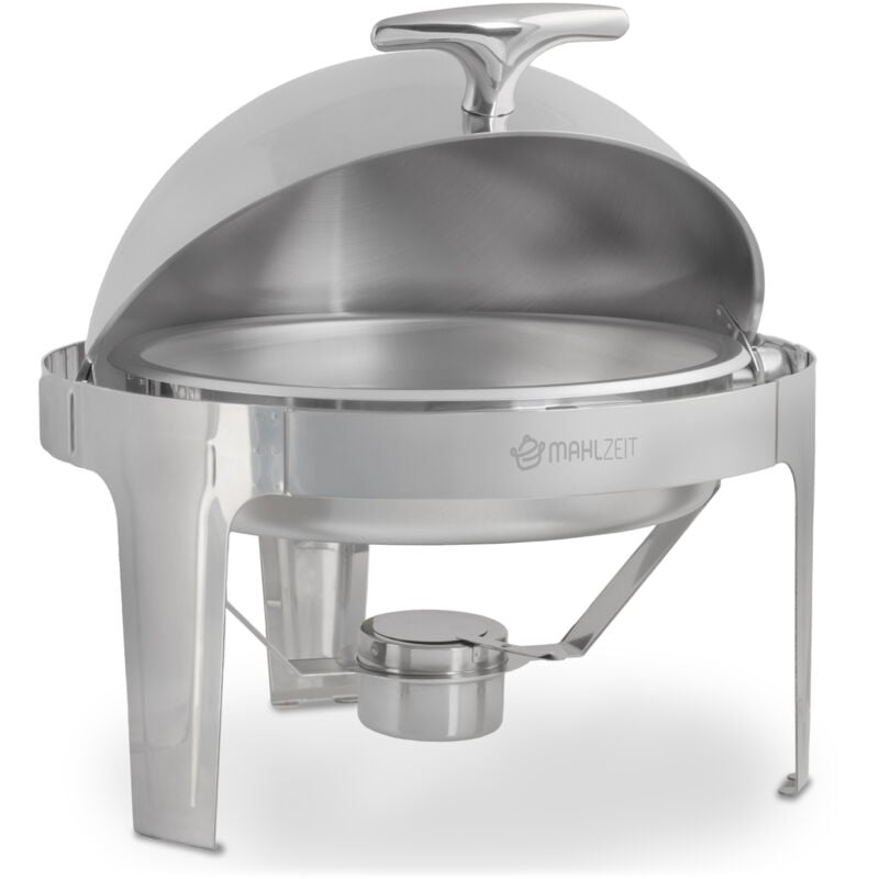 foto del prodotto mahlzeit chafing dish 6 litri rotondo scaldavivande in acciaio inox
