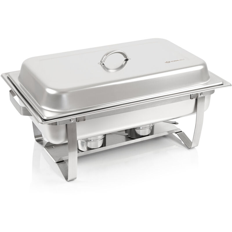 foto del prodotto mahlzeit chafing dish nizza con 2x vaschette gn 1 2 per mantenere calde le pietanze