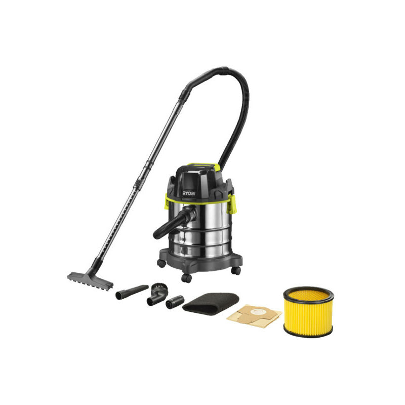 foto del prodotto mai usato ryobi 18v one plus aspirapolvere a umido asciuga senza batteria o caricabatterie r18wdv 0