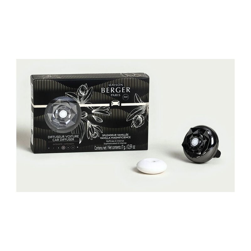 foto del prodotto maison berger diffusore per auto 'kali' con fragranza vaniglia, casa, profumatori auto
